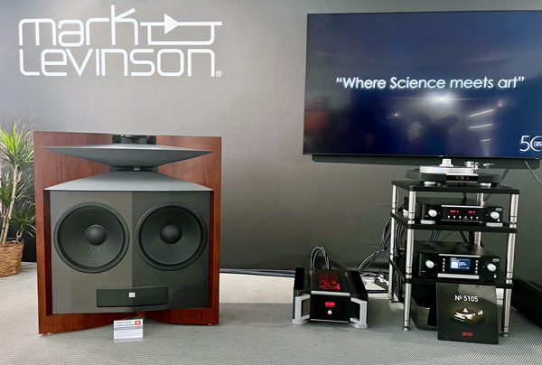 The Harman JBL Summit Loudspeakers, JBL SA-750 Integrated Amplifier, Mark Levinson No5909 Headphones, ML-50 Monoblock Amplifiers, No519 Audio Player, No5105 Turntable | Stereophile.com