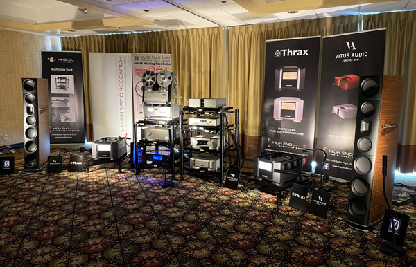 High End By Oz: Thrax Spartacus 300B amplification, Børresen 05 loudspeakers, and much more