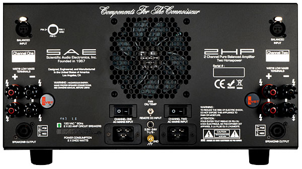 SAE 2HP-D power amplifier