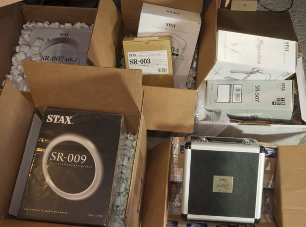 More Stax Measurements: SR-009; SR-007; SR-507; SR-404 Ltd; SR-404; and