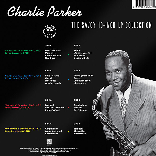 Revinylization #5: Craft Recordings & Charlie Parker's Savoy LPs