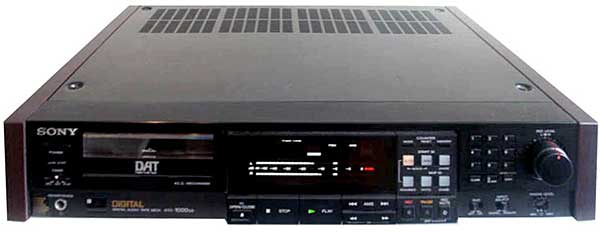 Sony DTC-1000ES R-DAT recorder & Sony PCM-1630 A/D converter 