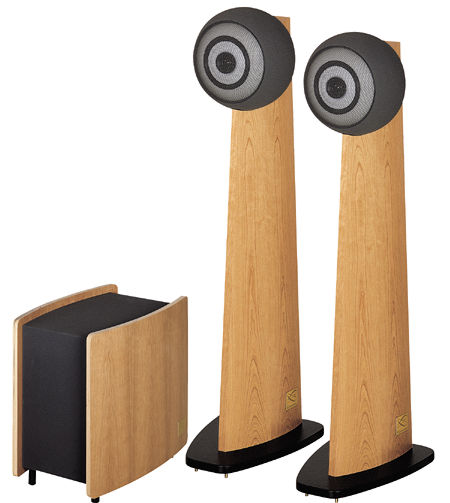 Baltic 5 on stand satellite speaker for audiophiles - Cabasse