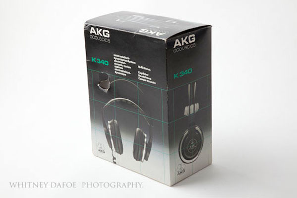 Two Vintage AKG Headphones K240 Sextett and K340 Electrostatic