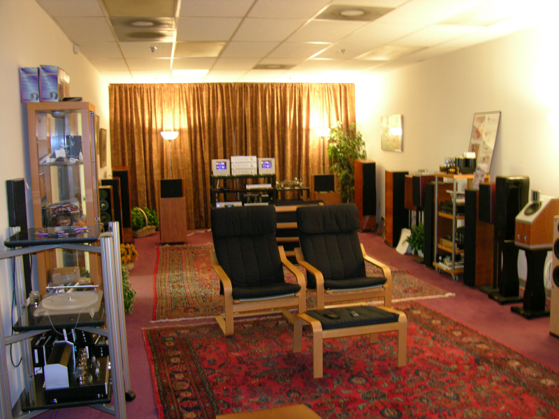 One of our listening rooms