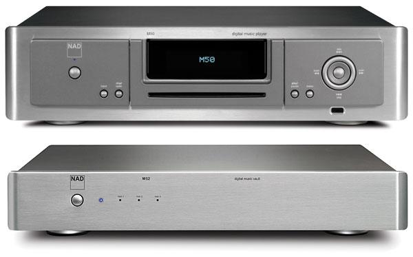 NAD Masters Series M50 Digital Music Player & M52 Digital Music